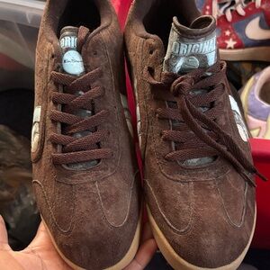 Ben Sherman Dark Brown Suede Sneakers